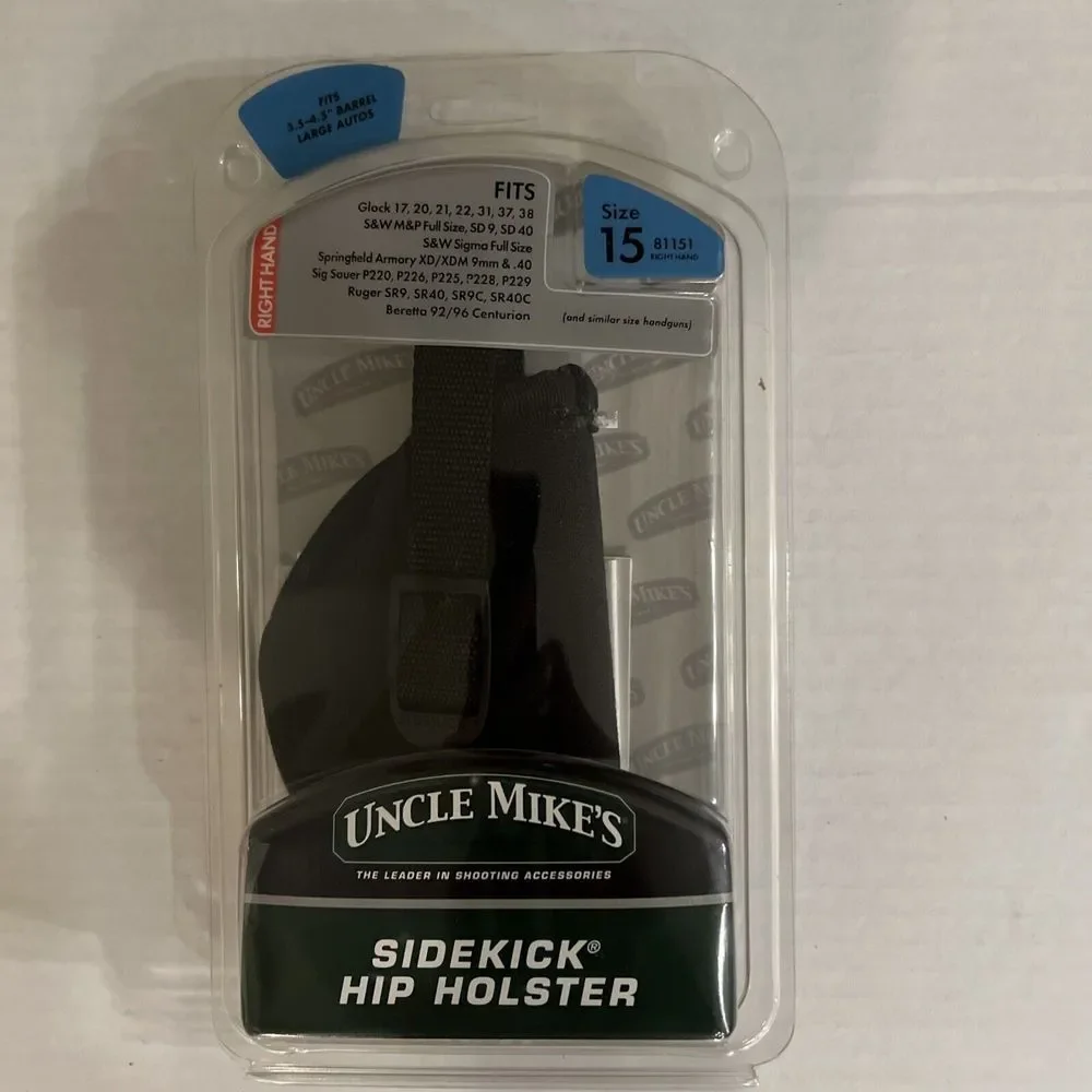 Uncle Mike's Sz 15 (89151) RH Inside the Pant Holster 3.75-4.5